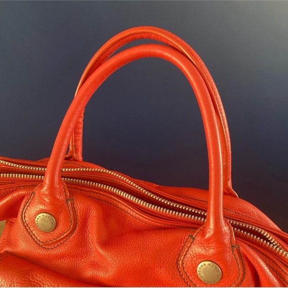 Marc By Marc Jacobs Red Leather Tote With Shoulder Strap - Picture 14 of 14